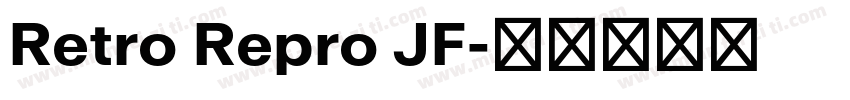 Retro Repro JF字体转换